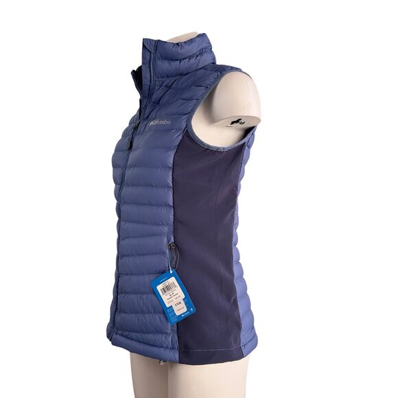 NWT Women's Columbia South Valley Hybrid Vest Two-Tone Blue Size Small S - Picture 5 of 11